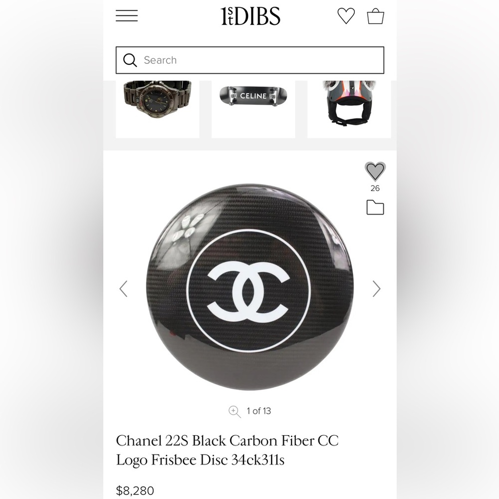 Chanel collectors item frisbee!